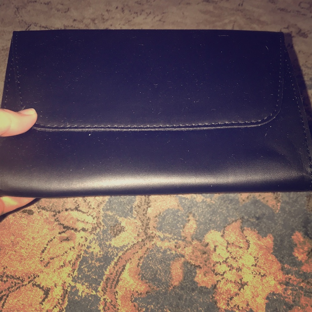 Vegan leather clutch!